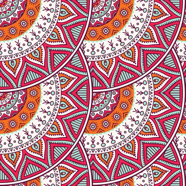 etnik çiçek seamless modeli