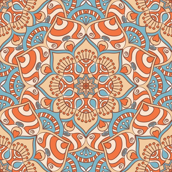 etnik çiçek seamless modeli