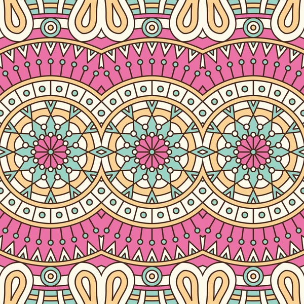 etnik çiçek seamless modeli