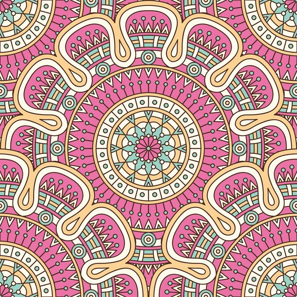 etnik çiçek seamless modeli