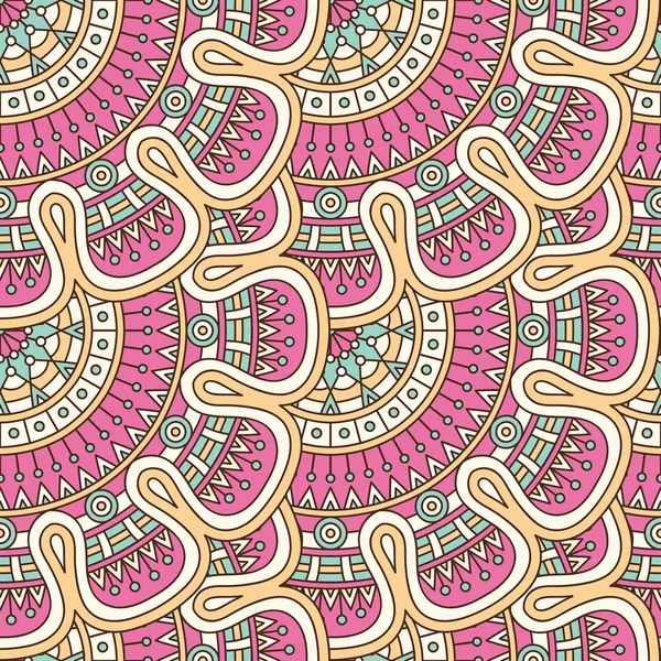 etnik çiçek seamless modeli