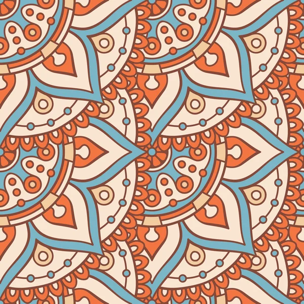 etnik çiçek seamless modeli