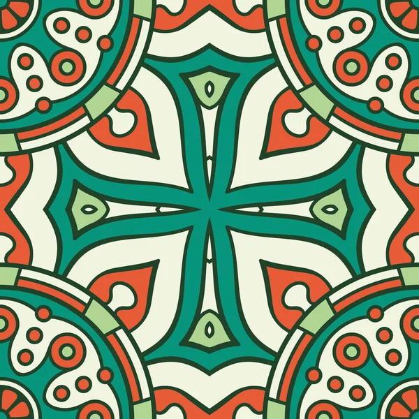 etnik çiçek seamless modeli