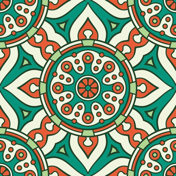 etnik çiçek seamless modeli