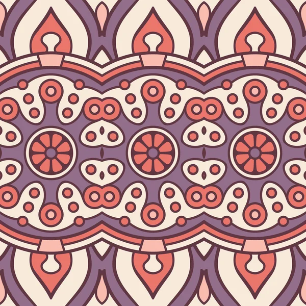 etnik çiçek seamless modeli