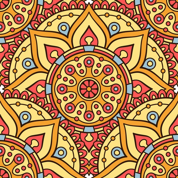 etnik çiçek seamless modeli