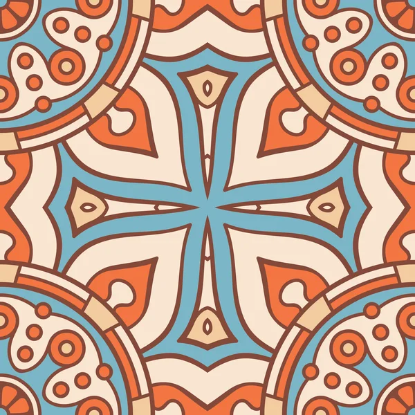 etnik çiçek seamless modeli