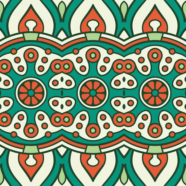 etnik çiçek seamless modeli