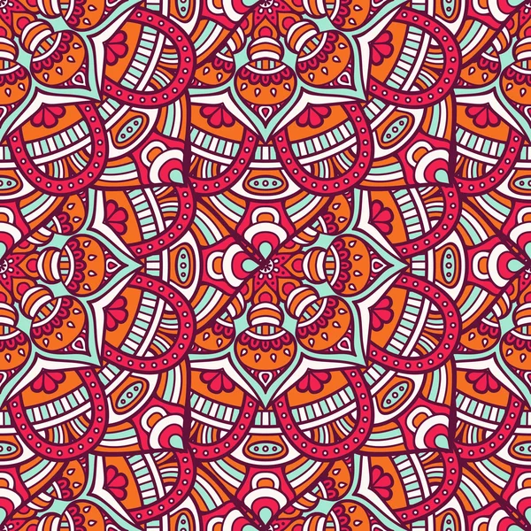 etnik çiçek seamless modeli