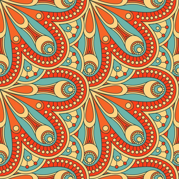 etnik çiçek seamless modeli