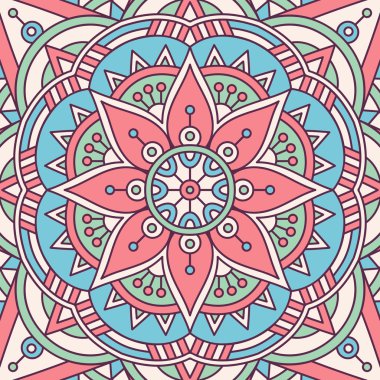 Mandala etnik tarzda