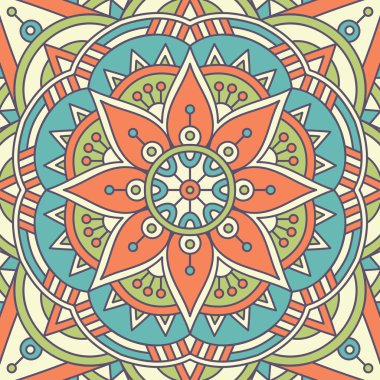 Mandala etnik tarzda