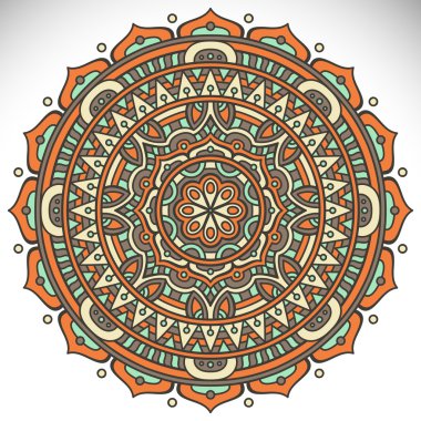 Mandala etnik tarzda
