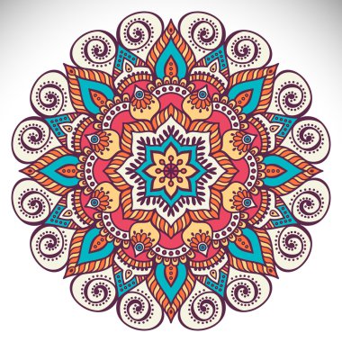 Mandala etnik tarzda