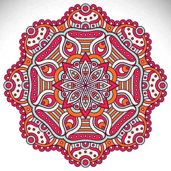 Mandala in ethnic style — Stock Vector