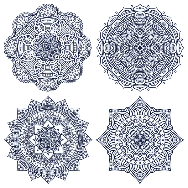 Mandala in ethnic style — Stock Vector