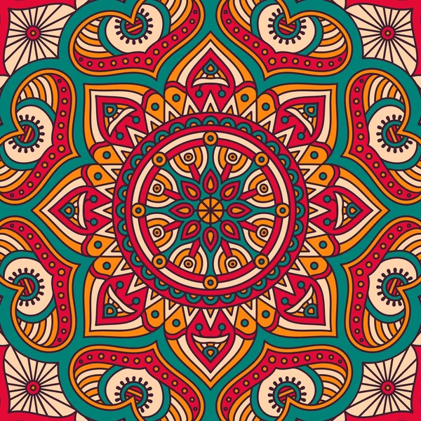 Mandala en estilo étnico — Archivo Imágenes Vectoriales