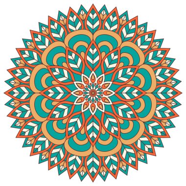 Vektör yuvarlak Mandala