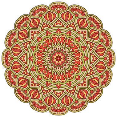 Vektör yuvarlak Mandala