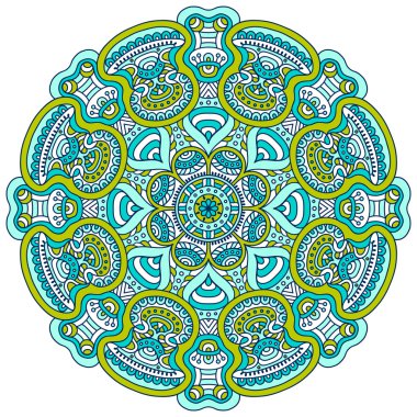 Vektör yuvarlak Mandala