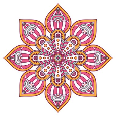 Vektör yuvarlak Mandala