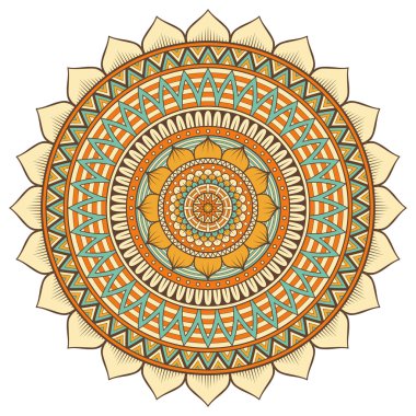 Vektör yuvarlak Mandala