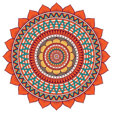 Vektör yuvarlak Mandala