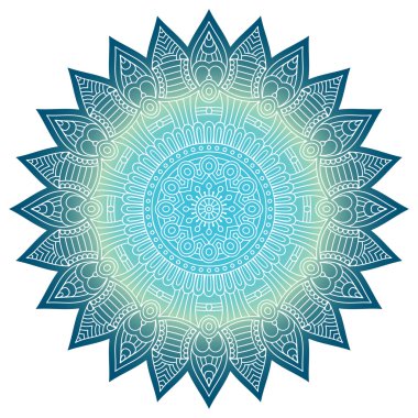 Vektör yuvarlak Mandala