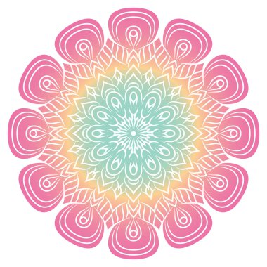 Vektör yuvarlak Mandala