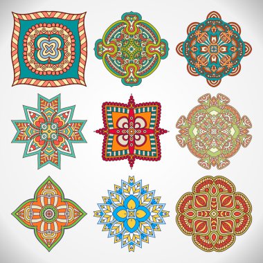 Vektör yuvarlak Mandala