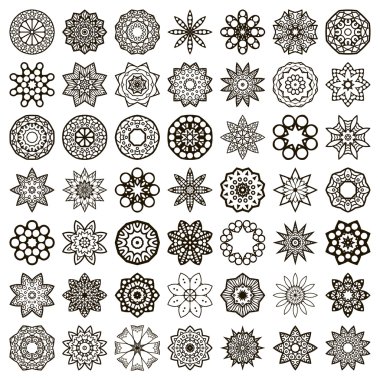 Vektör yuvarlak Mandala