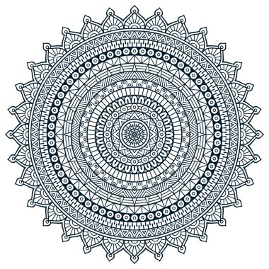 Vektör yuvarlak Mandala