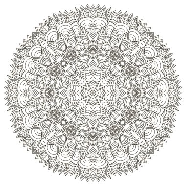 Vektör yuvarlak Mandala