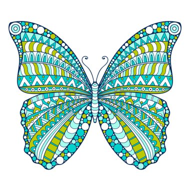 vektör arka kelebek