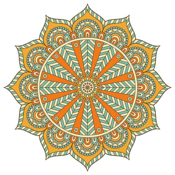 Vektorrunde Mandala — Stockvektor