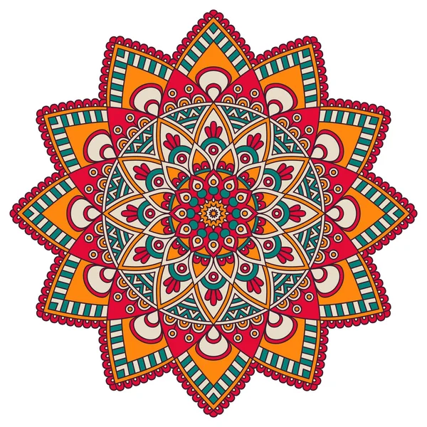 Vektör yuvarlak Mandala — Stok Vektör