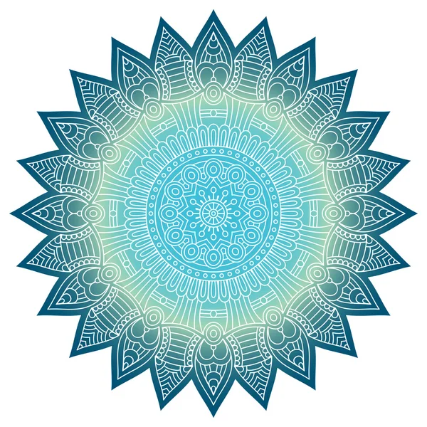 Vector redondo Mandala — Vector de stock