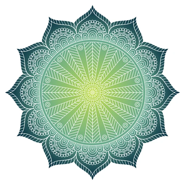 Vector redondo Mandala — Vector de stock