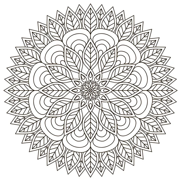 Mandala rond vectoriel — Image vectorielle