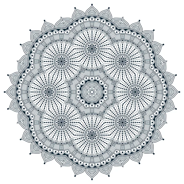 Vector runda Mandala — Stock vektor