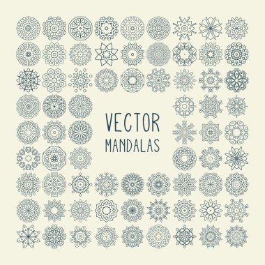 Vektör süslemeleri Mandala