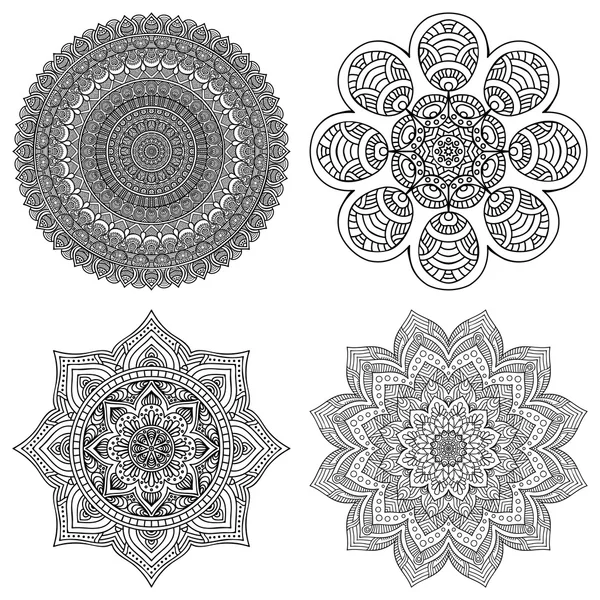 Vettore decorare Mandala — Vettoriale Stock