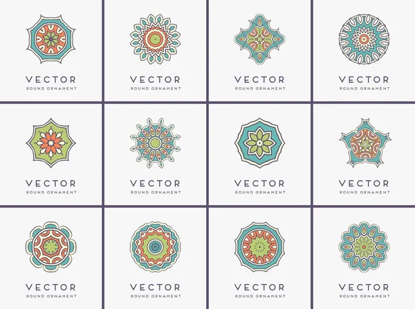 Vektör inndian Mandala