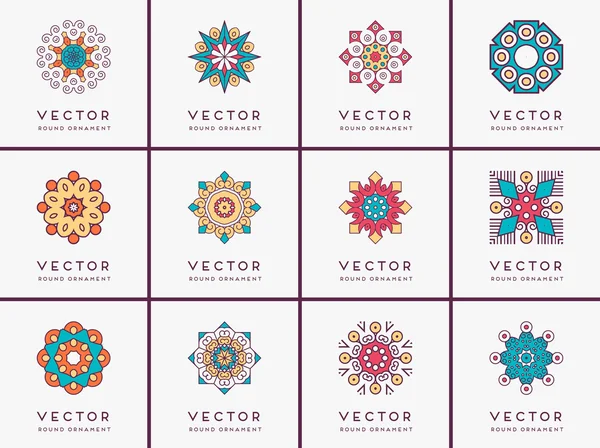 Vetor inndian Mandala —  Vetores de Stock