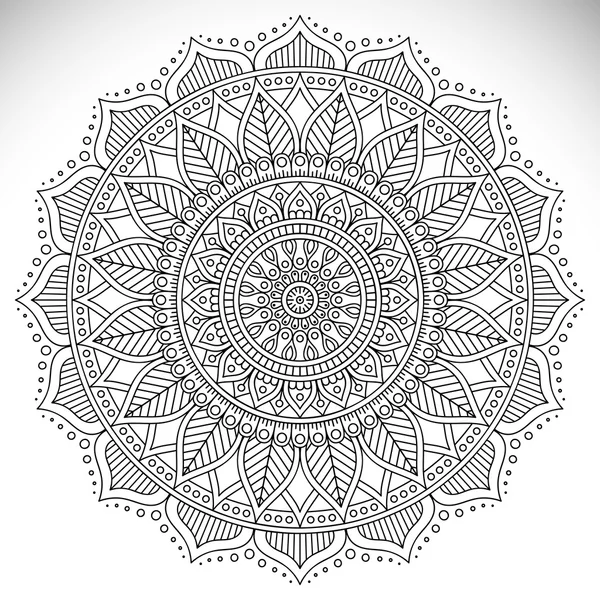 Vektorindian Mandala — Stock vektor