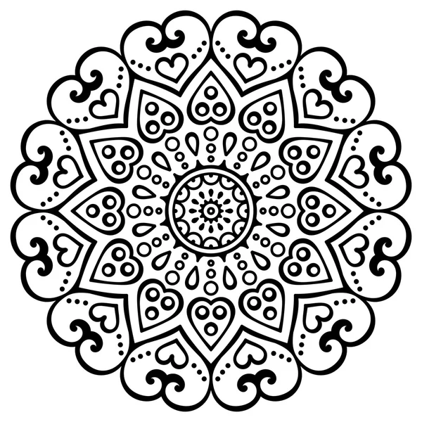 Mandala indiano vettoriale — Vettoriale Stock