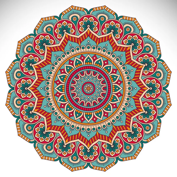 Διάνυσμα ινδικής Mandala — Διανυσματικό Αρχείο