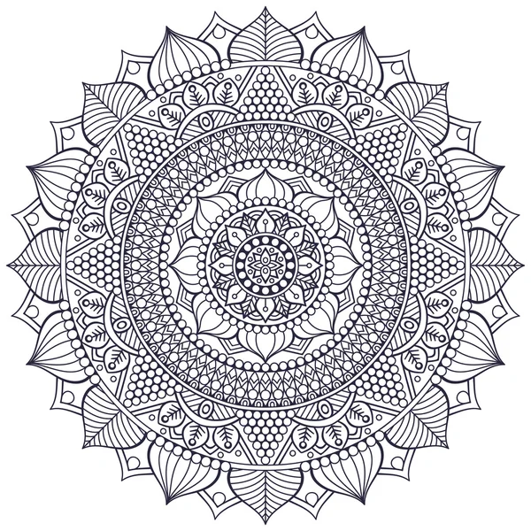 Vetor indiano Mandala — Vetor de Stock