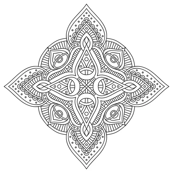 Vector indio Mandala — Vector de stock