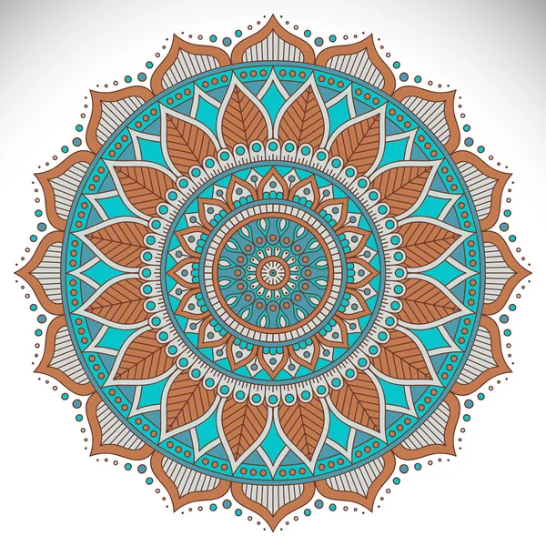 Wektor indyjski Mandala — Wektor stockowy